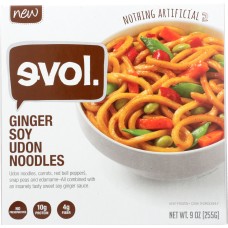 EVOL: Ginger Soy Udon Noodles, 9 oz