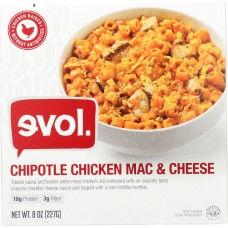 EVOL: Chipotle Chicken Mac and Cheese, 8 oz