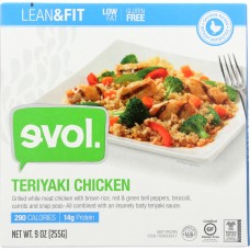 EVOL: Chicken Teriyaki Bowl, 9 oz
