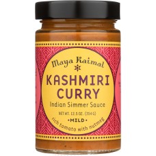 MAYA KAIMAL: Indian Simmer Sauce Kashmiri Curry Mild, 12.5 oz