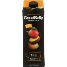 GOOD BELLY: Mango Flavor Probiotic Juice Drink, 32 oz