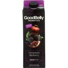 GOOD BELLY: Probiotic Juice Drink Pomegranate Blackberry, 32 oz