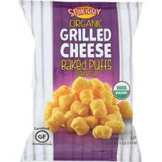 SNIKIDDY SNACKS: Puff Cheese Grilled Baked Organic, 4 oz