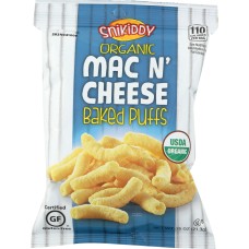 SNIKIDDY SNACKS: Puffs Mac N Cheese Organic Baked, .75 oz