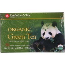 UNCLE LEE'S: Organic Green Tea, 100 Tea Bags