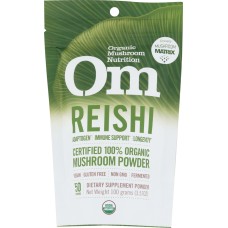 OM ORGANIC MUSHROOM NUTRITION: Reishi Mushroom Powder, 100 gm