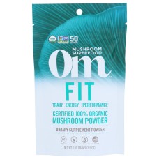 OM ORGANIC MUSHROOM NUTRITION: Om Fit Mushroom Superfood Powder, 100 gm