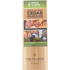 FIRE & FLAVOR: Western Red Cedar Grilling Planks, 2 pc