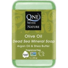 ONE WITH NATURE: Olive with Dead Sea Minerals Soap Bar, 7 oz