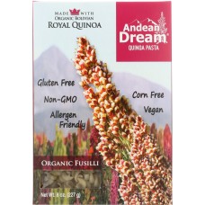 ANDEAN DREAM: Organic Fusilli Pasta, 8 oz