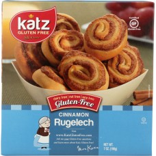 KATZ: Gluten Free Cinnamon Rugelech, 7 oz