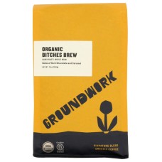 GROUNDWORK COFFEE NITRO: Organic Bitches Brew Coffee, 12 oz