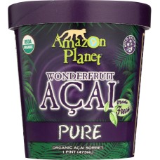 WONDERFRUIT ACAI: Pure Organic Acai Sorbet, 1 pt