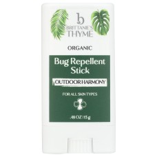 BRITTANIES THYME: Organic Bug Repellent Stick, 13 ml