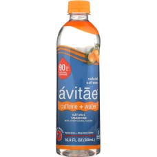 AVITAE: Water Caffeinated Tangerine, 16.9 fo