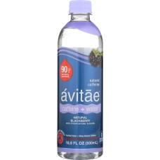 AVITAE: Water Caffeinated Blackberry, 16.9 fo