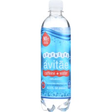 AVITAE: Water Sparkling Caffeinated Unflavored, 16.9 fo