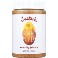 JUSTIN'S: Nut Butter Honey Almond Butter, 16 oz
