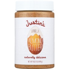 JUSTIN'S: Nut Butter Vanilla Almond Butter, 16 oz