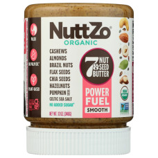 NUTTZO: Power Fuel Nuts and Seeds Smooth Butter, 12 oz