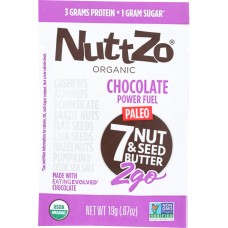 NUTTZO: Chocolate Power Fuel, 0.67 oz
