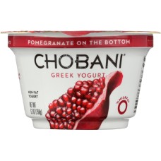 CHOBANI: Non-Fat Greek Yogurt Pomegranate on the Bottom, 5.3 oz