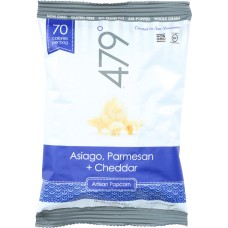 479 DEGREES: Asiago Parmesan and Cheddar Popcorn, 0.5 oz