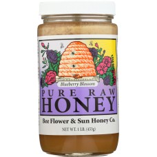 BEE FLOWER AND SUN HONEY: Blueberry Blossom Honey, 16 oz