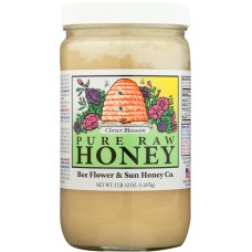 BEE FLOWER AND SUN HONEY: Clover Blossom Honey, 44 oz