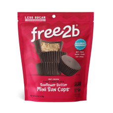 FREE2B FOODS: Dark Chocolate Sun Cup Minis, 4.2 oz