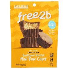 FREE2B FOODS: Rice Chocolate Sun Cups Minis, 4.2 oz