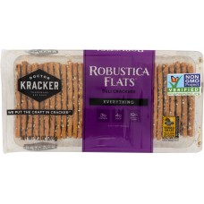 DOCTOR KRACKER: Robustica Flats Deli Crackers Everything, 7.2 oz