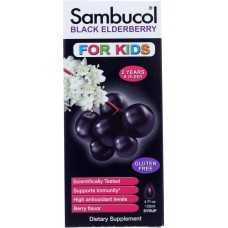 SAMBUCOL: Syrup Black Elderberry for Kids, 4 oz
