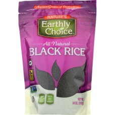 NATURES EARTHLY CHOICE: Black Rice, 14 oz