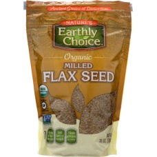NATURES EARTHLY CHOICE: Organic Milled Flax Seeds, 10 oz