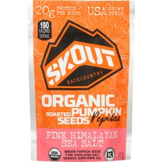 SKOUT: Seeds Pumpkin Himalayan Sea Salt Organic, 2.2 oz