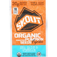 SKOUT: Pumpkin Seeds Sea Salt Vinegar, 2.2 oz