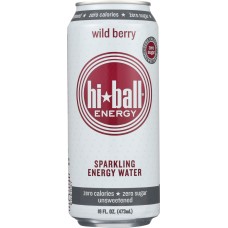 Hi Ball Energy Wild Berry Sparkling Energy Water, 16 Oz