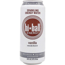 HIBALL: Sparkling Energy Water Vanilla, 16 fo