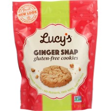 LUCY'S: Gluten Free Ginger Snap Cookies, 5.5 oz