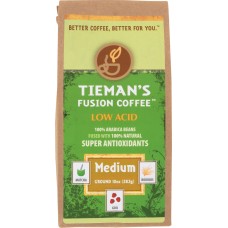TIEMANS FUSION: Medium Fusion Ground Coffee, 10 oz