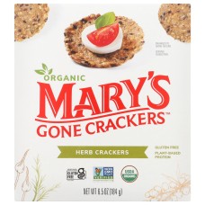 MARY'S GONE CRACKERS: Organic Crackers Herb, 6.5 oz