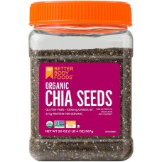 BETTERBODY: Chia Seed Black, 1.25 lb
