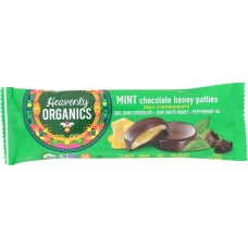 Heavenly Organics: Honey Patties Chocolate Mint, 1.2 oz