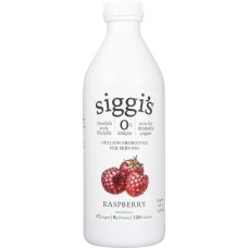 SIGGIS: Raspberry Filmjolk Non Fat Drinkable Yogurt, 32 oz