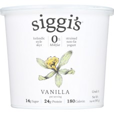 SIGGIS: Non-Fat Vanilla Yogurt, 24 oz