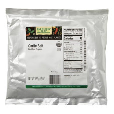 FRONTIER HERB: Garlic Salt Certified Organic, 16 oz FRONTIER HERB: Garlic Salt Certified Organic, 16 oz
