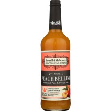 POWELL & MAHONEY: Cocktail Mixer Peach Bellini, 750 ml