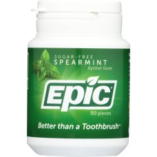 EPIC DENTAL: Gum Spearmint Xylitol, 50 pc