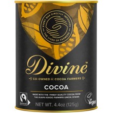 DIVINE CHOCOLATE: Cocoa Powder, 4.4 oz